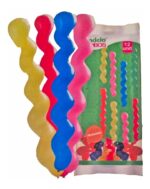 Globos Candela x 12 Unidades Tirabuzon