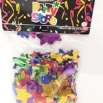 Confetti Estrellas 3 cm. Multicolor  Metalizado