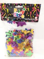 Confetti Estrellas 3 cm. Multicolor  Metalizado