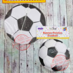 Banderin Pelota de Futbol Chico. Argentina