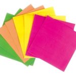 Servilletas Fluo Multicolor  Por 20 Unidades