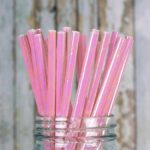 Sorbete de Polipapel Iridiscentes Rosa  x 24 Unidades
