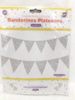 Banderines Plateados y Dorados  Glitter - Imagen 2