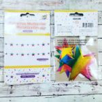 Guirnalda Estrellas Metalizadas Multicolor Por 2 Mts.