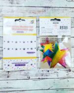 Guirnalda Estrellas Metalizadas Multicolor Por 2 Mts.
