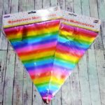 Banderin Multicolor Metalizado Por 3.60 Mts.