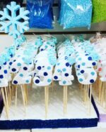 Velas Numeros Chicos Gibreados de Telgopor. Varios Colores. - Imagen 4