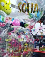 GLOBO BURBUJA PERSONALIZADO CON GLITTER Y HELIO 18 PULGADAS - Imagen 37