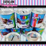 ALCANCIA LATA PERSONALIZADA CON TAPA Y VACIAS - Imagen 2