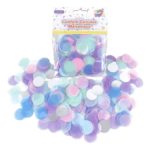 Confetti Circulo 2.3 cm. Color Malvaviscos ( Colores Pasteles)