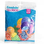 Globos Candela x 12 Unidades Estrellitas Multicolor