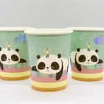 Vaso de Polipapel Panda  x 6 Unidades.