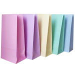 Bolsitas Con fuelle Lisas Pasteles  Por 10 Unidades. Colores Varios. - Imagen 2