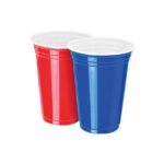 Vaso Americano Rojo por 500cc Plastico Por 10 Unidades