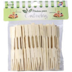 Pinchos Para Catering 9cm Dobles . Bolsa x 100 Unidades
