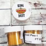 Colorante En Polvo King Dust Metalizado Dorado  x10cc