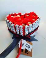 CORAZON DULCE : Corazon de Chocolates Kinder y Ferrero Con Tarjeta Toda Ocacion - Imagen 4
