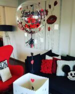 Burbuja Box Personalizada: Caja con Burbuja con Helio Personalizada y Bombones Surtidos Toda Ocasion