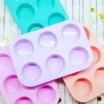 Molde de Silicona Cupcake  x 6 Unidades