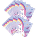 Servilleta Unicornio Arco Iris x 20 Unidades