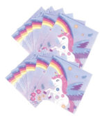 Servilleta Unicornio Arco Iris x 20 Unidades