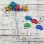 Mini Formita Para Torta Autitos x 5