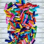 Mini Broches Multicolor x 40 unidades.