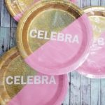 Plato Polipapel CELEBRA Rosa 23 cm por 6 Unidades.