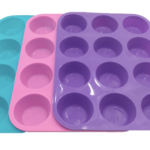 Molde de Silicona Cupcake  x 12 Unidades