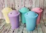 Vasos Milkshake Pasteles Multicolores x 10 - Imagen 3
