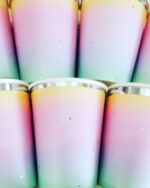 Vaso Polipapel Degrade Pastel Silver Magic x 10 - Imagen 2