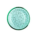 Plato Polipapel Aqua Stamping Estrellas Verdes x 8