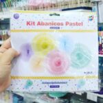 Kit Abanicos x 6 Unidades MULTICOLOR PASTELES