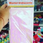 Mantel de Plastico 180cmx130cm IRIDESCENTE