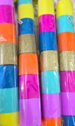 Set de Tiras de Papel Crepe x 7 Multicolor Para Armar Cortinas - Imagen 2