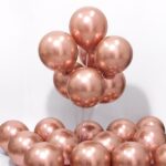Set de Globos Chrome GOLDROSE x 10 unidades  12 Pulgadas