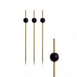 Pinche de Bamboo Perla Negra 12  cm  Vienen por 50 Unidades