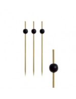Pinche de Bamboo Perla Negra 12  cm  Vienen por 50 Unidades