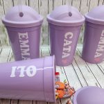 Vaso Milshake Plastico Pastel Personalizado Con Vinilo.