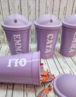 Vaso Milshake Plastico Pastel Personalizado Con Vinilo.