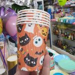 Vasos Halloween BOOOOO x 6 Unidades.