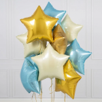 Globo Metalizado 18 Pulgadas ESTRELLA Apto Helio
