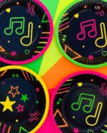 Platos x 8  FLUOR Multicolor - Imagen 2