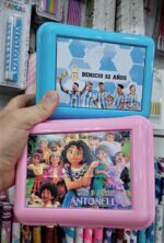 Lunchera Personalizada GRANDE Rosa o Celeste Vacia