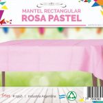 Mantel Friselina Especial Rosa Liso 1,80 x 1,20