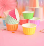 Pirotines Cupcakes  Smooties x 10 unidades Colores Pasteles Chocolate o Kraft. - Imagen 6