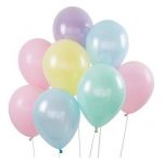 Globos PASTELES  GLOBBY 12 Pulgadas x 25 unidades Multicolor. Calidad Premiun.