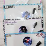 Pizarra Imantada Personalizada con Marcador Para Pizarra. Medida 22cm x 14 cm .