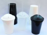 Vasos Milkshake Colores Fuertes Multicolores x 10 - Imagen 2