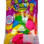 Globos PartyTime 9 Pulgadas  Standars Multicolor x50u